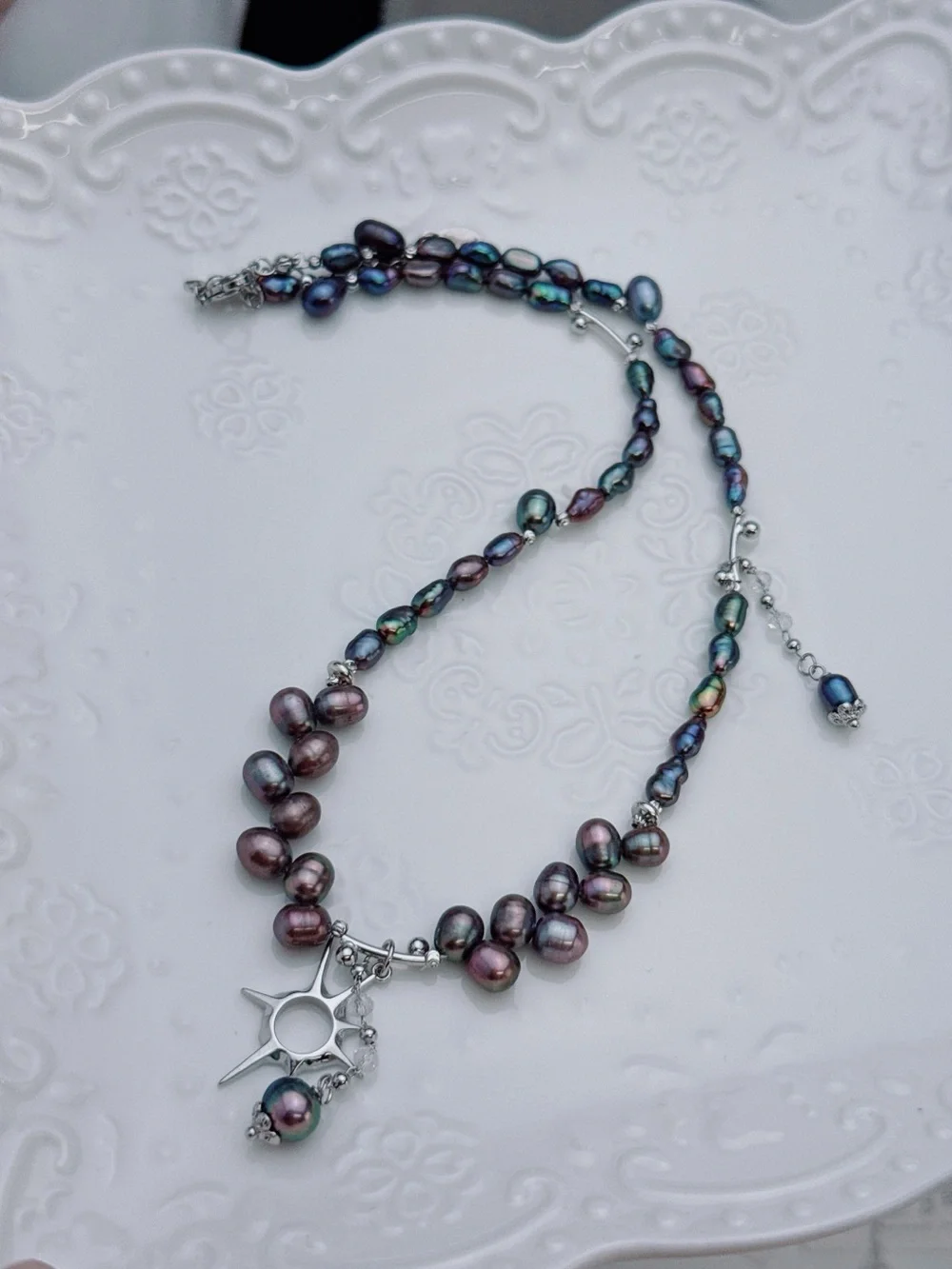 26X518 Handmade Freshwater Pearl Dainty Necklace 16+2”